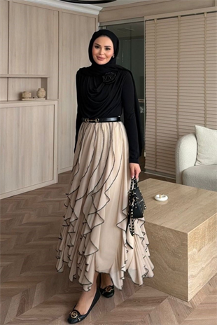 Sienna Etekli Takım - Bej