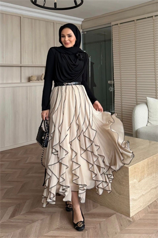 Sienna Etekli Takım - Bej