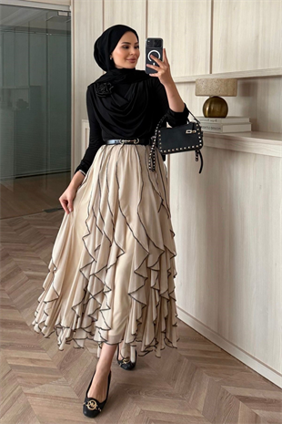 Sienna Etekli Takım - Bej