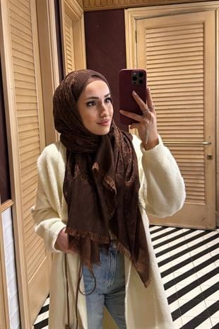 Tam Boy Angora Premium Hırka-Ekru