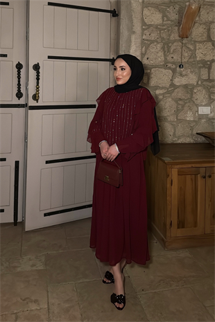 Voge Etekli Takım - Bordo