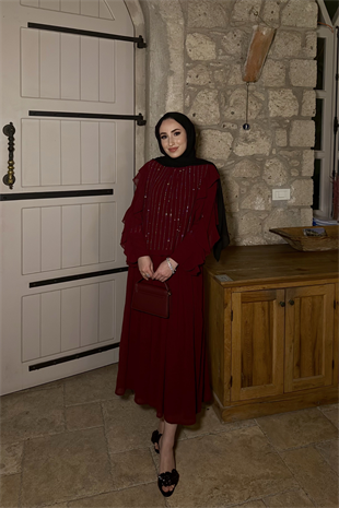 Voge Etekli Takım - Bordo