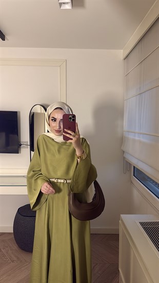 Volan Kol Stella Etekli Takım - Yağ Yeşili