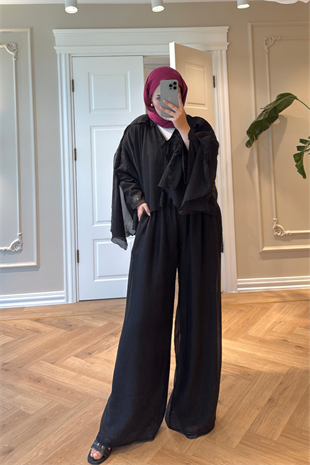 Yoyo Pantolonlu Takım -Siyah