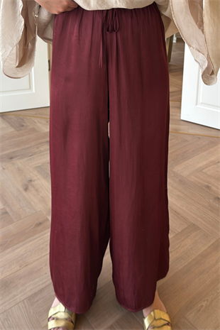 ZRA Model Salaş Pantolon Bordo