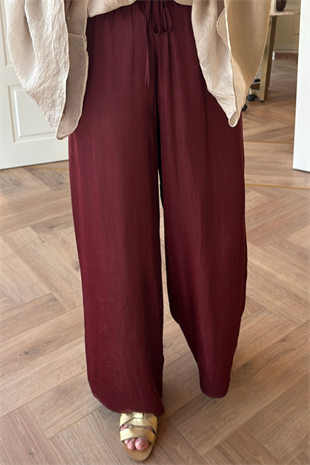 ZRA Model Salaş Pantolon Bordo