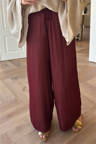 ZRA Model Salaş Pantolon Bordo
