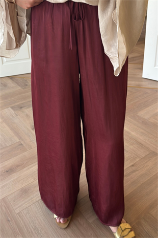 ZRA Model Salaş Pantolon Bordo