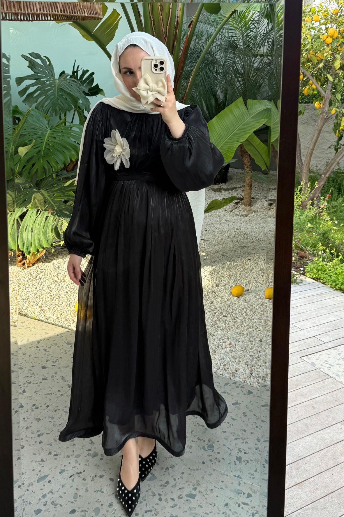 Elsa elbise-siyah - Vakronline