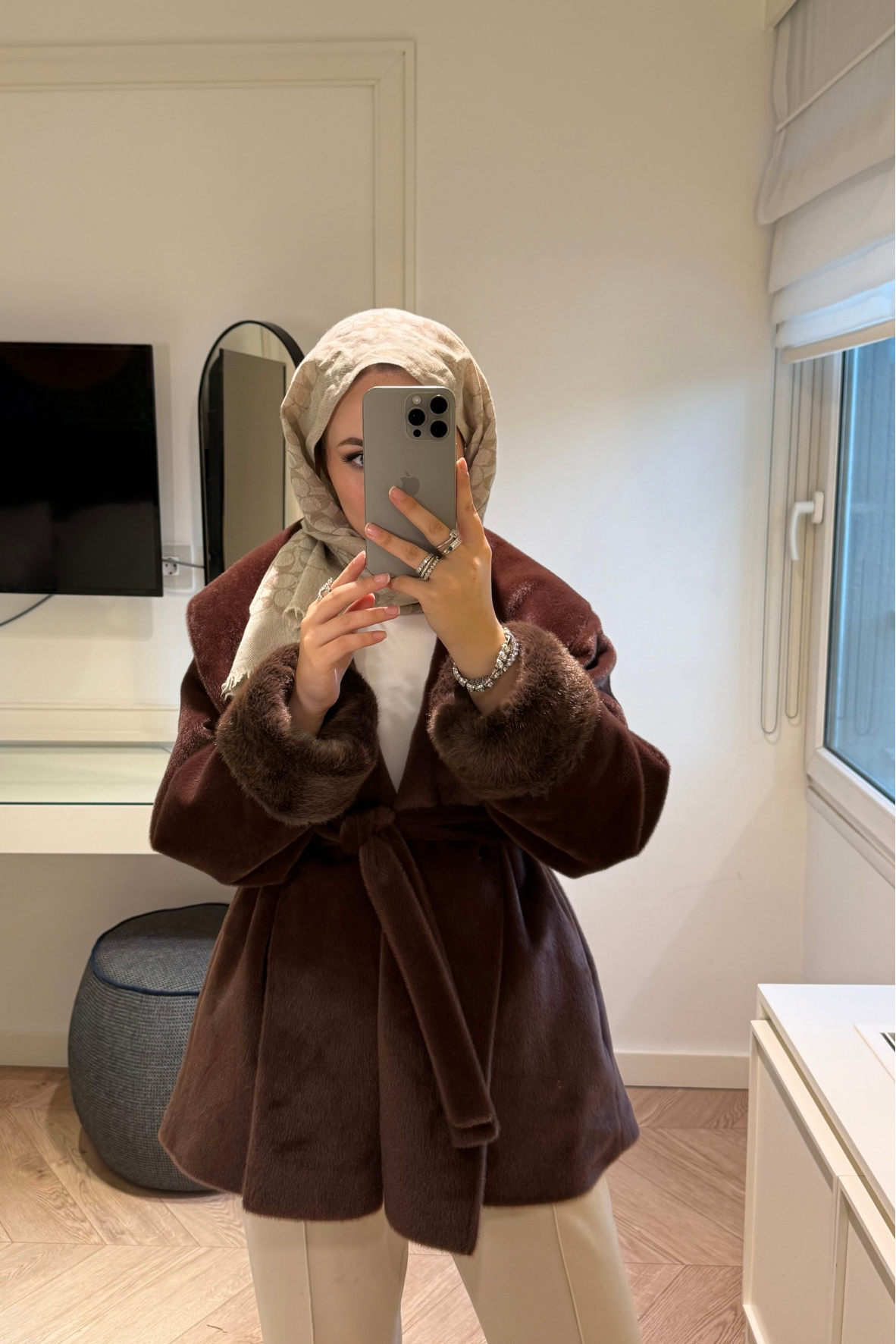 Kolları Tüylü Angora Kaban-Acı kahve