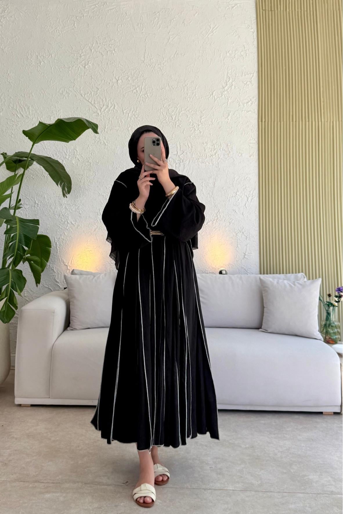 Rafael Caaz etekli takım-siyah - vakronline