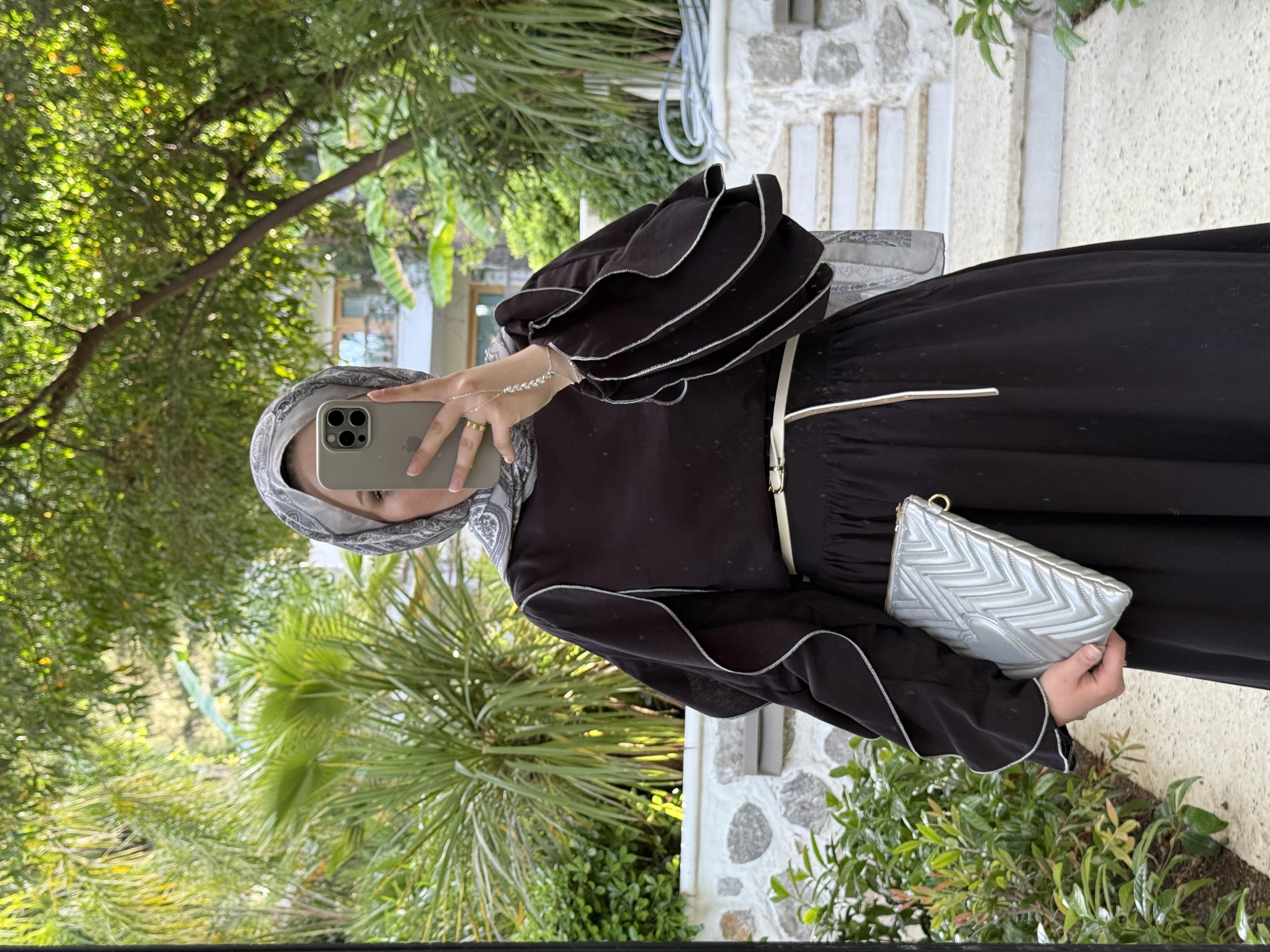 Mecy etekli takım-siyah - Vakronline