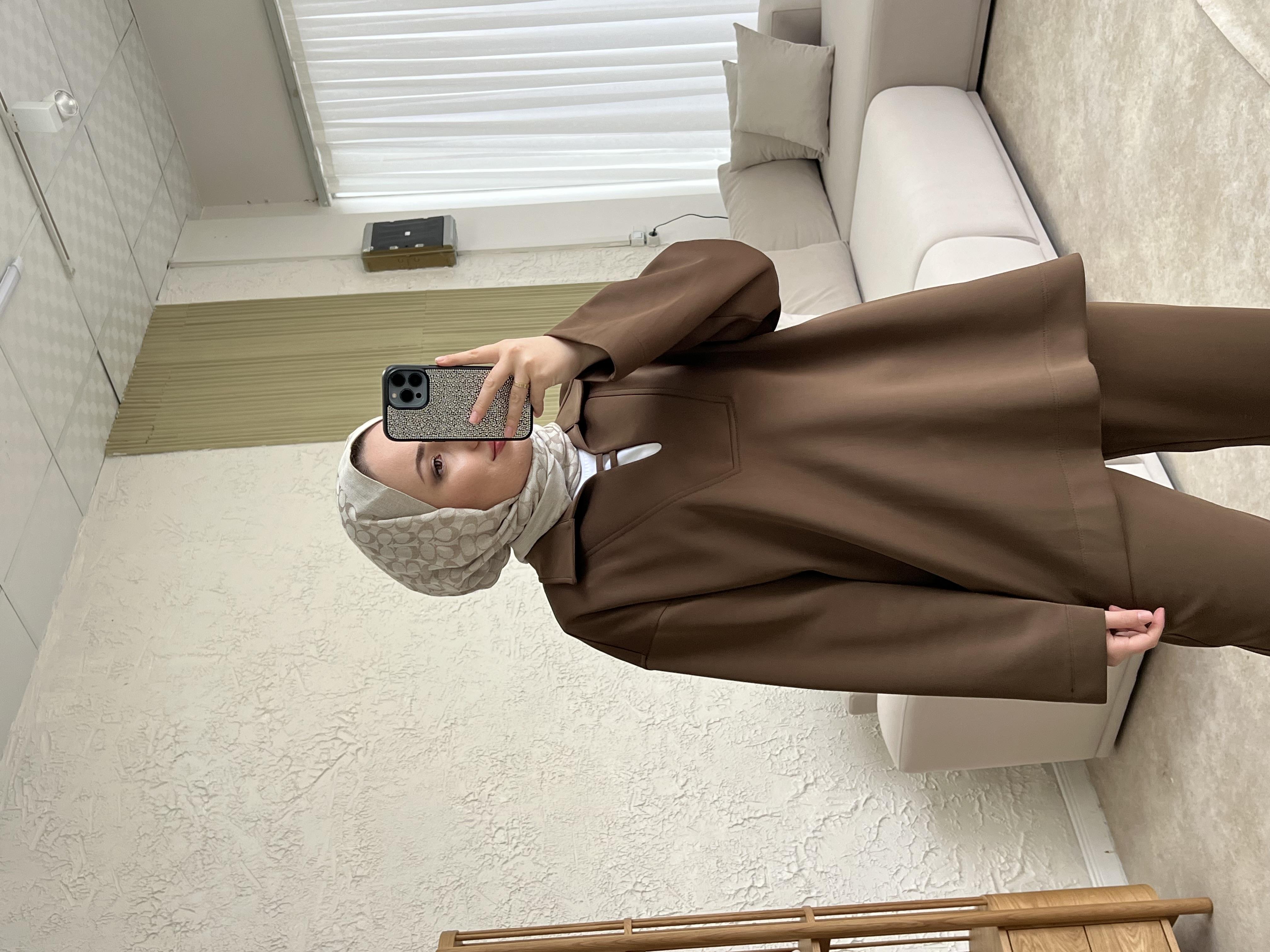 Scuba i̇kili takımacı kahve - vakronline