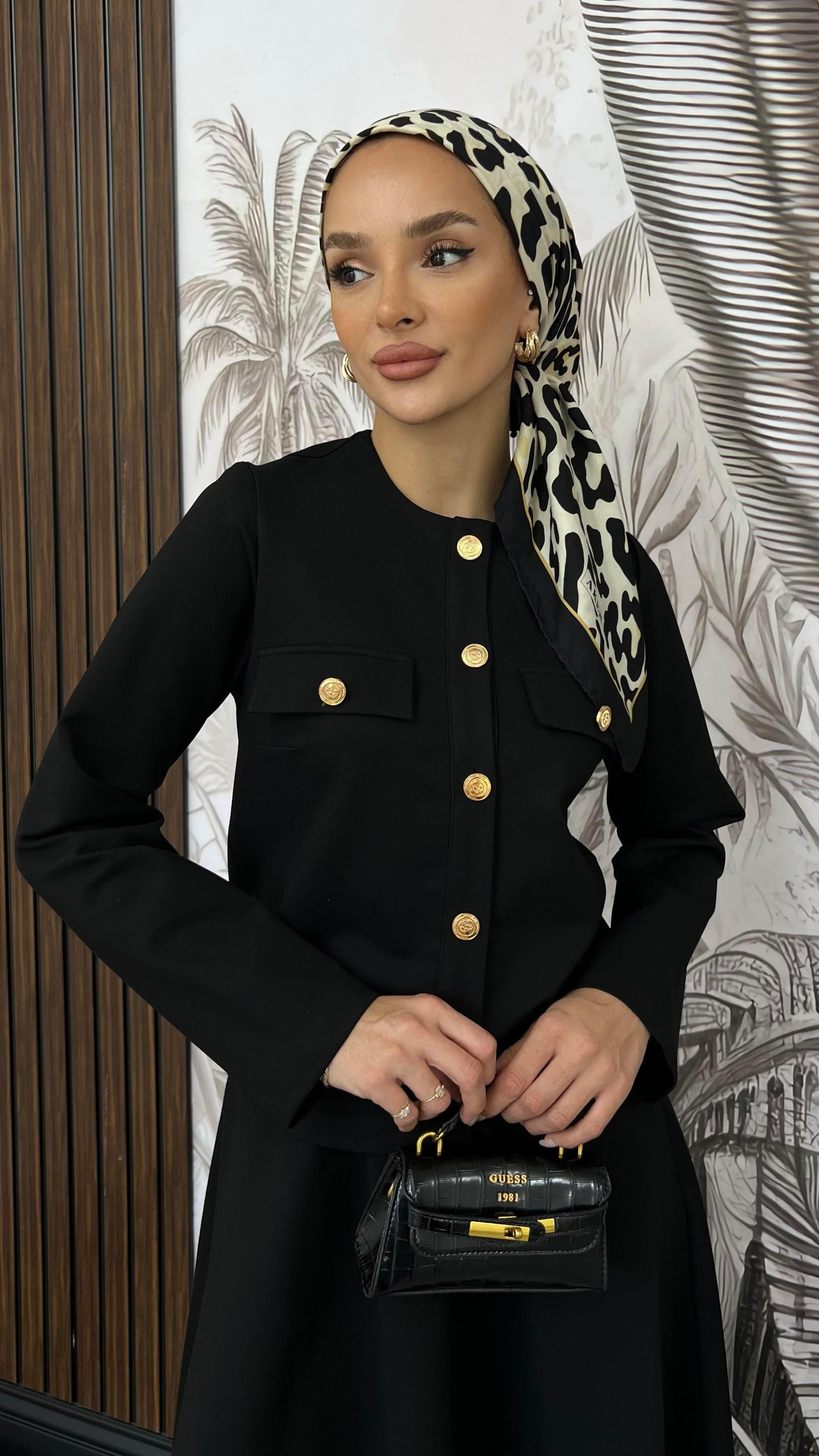 Chande etekli i̇kili takım-siyah - vakronline