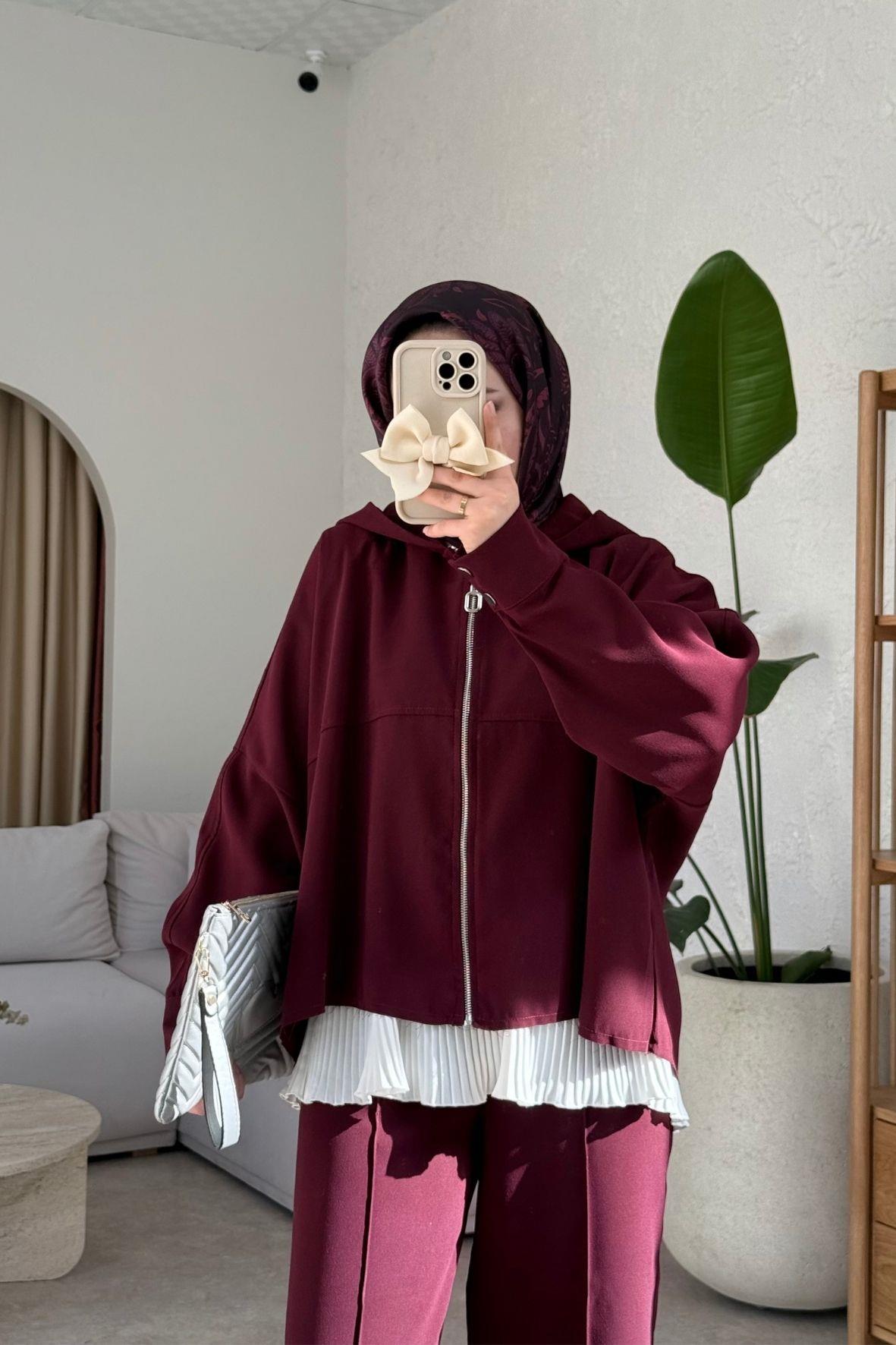 Kapüşonlu i̇kili takım-begonya - vakronline