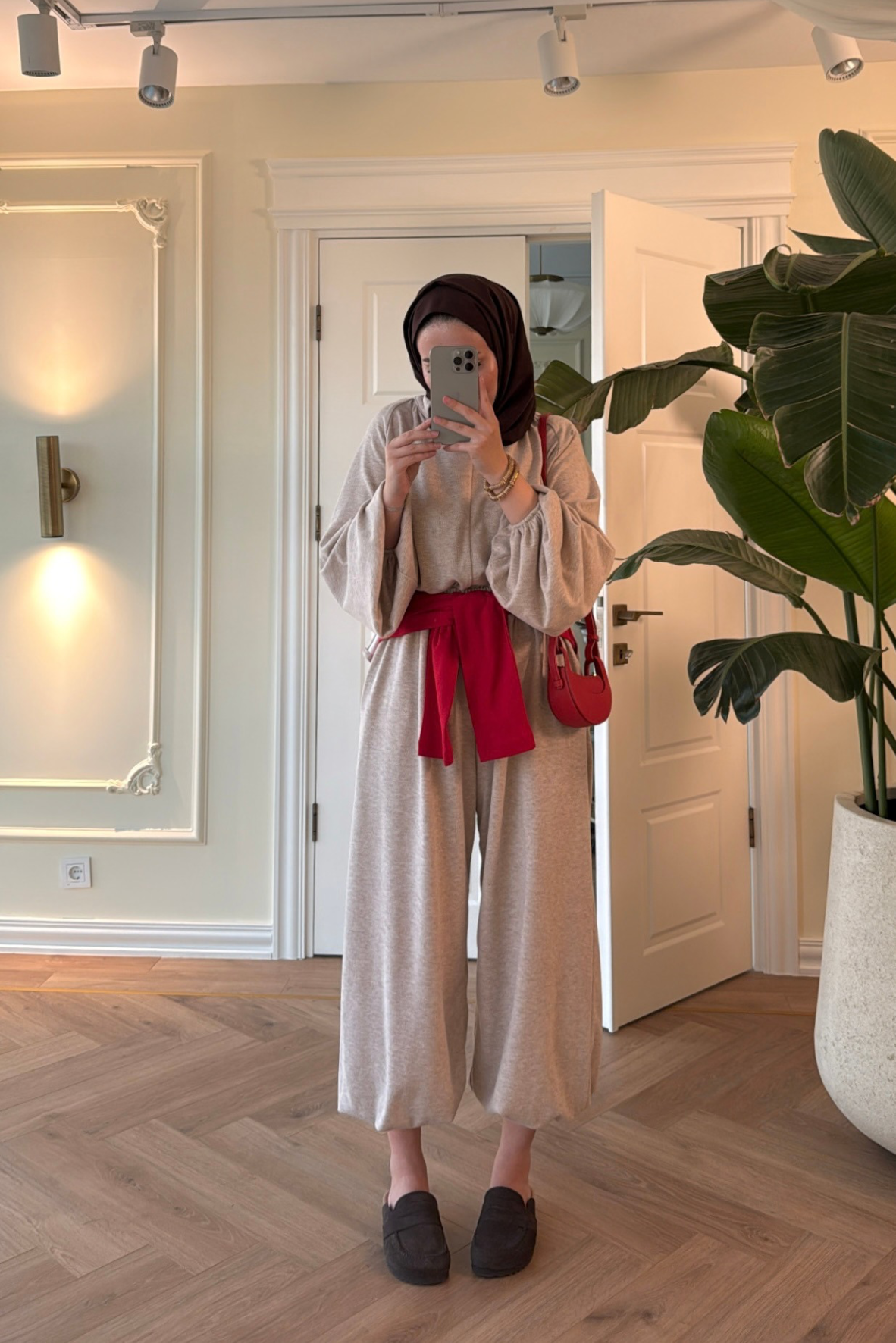 Asos Şalvarlı Pantolonlu Takım - Bej-7015