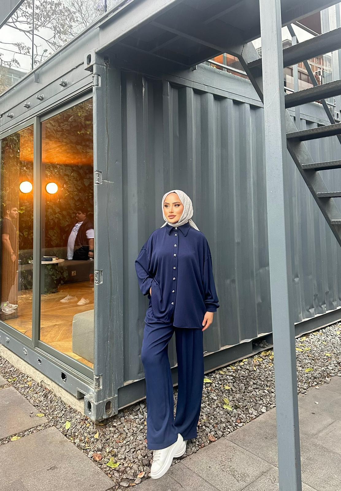 Relax ikili takım-lacivert - vakronline