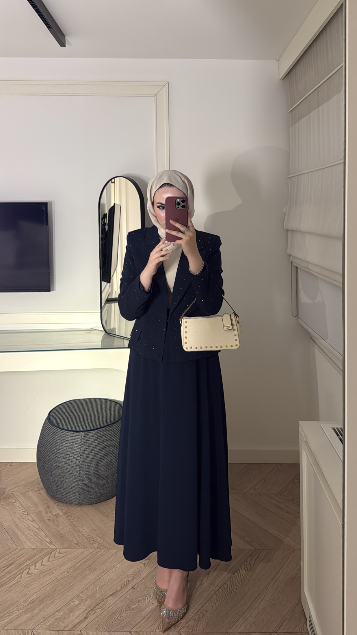 Berceste Etekli Takım - Lacivert-1803