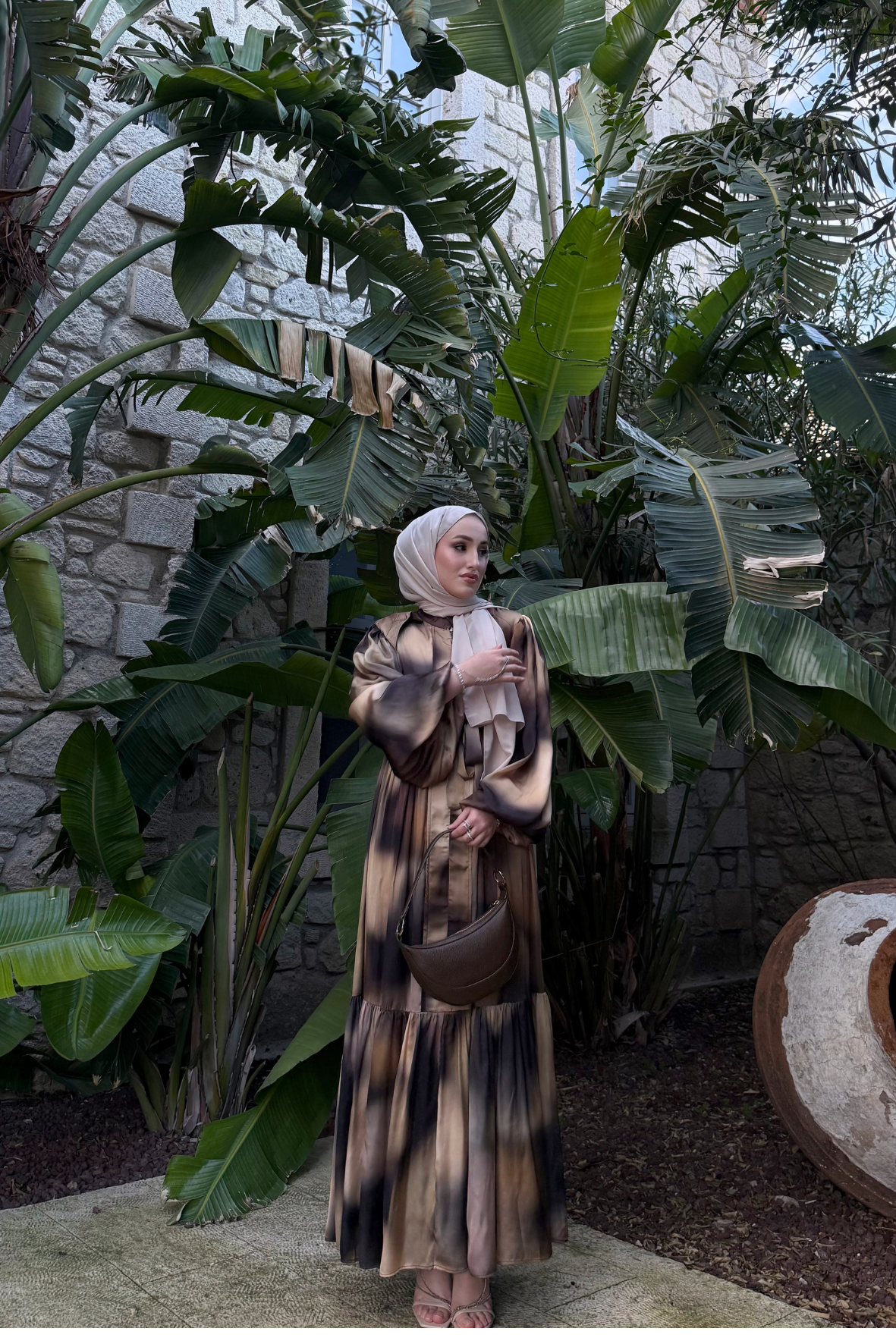 Blanche Düğme Detaylı Elbise - Siyah-6598