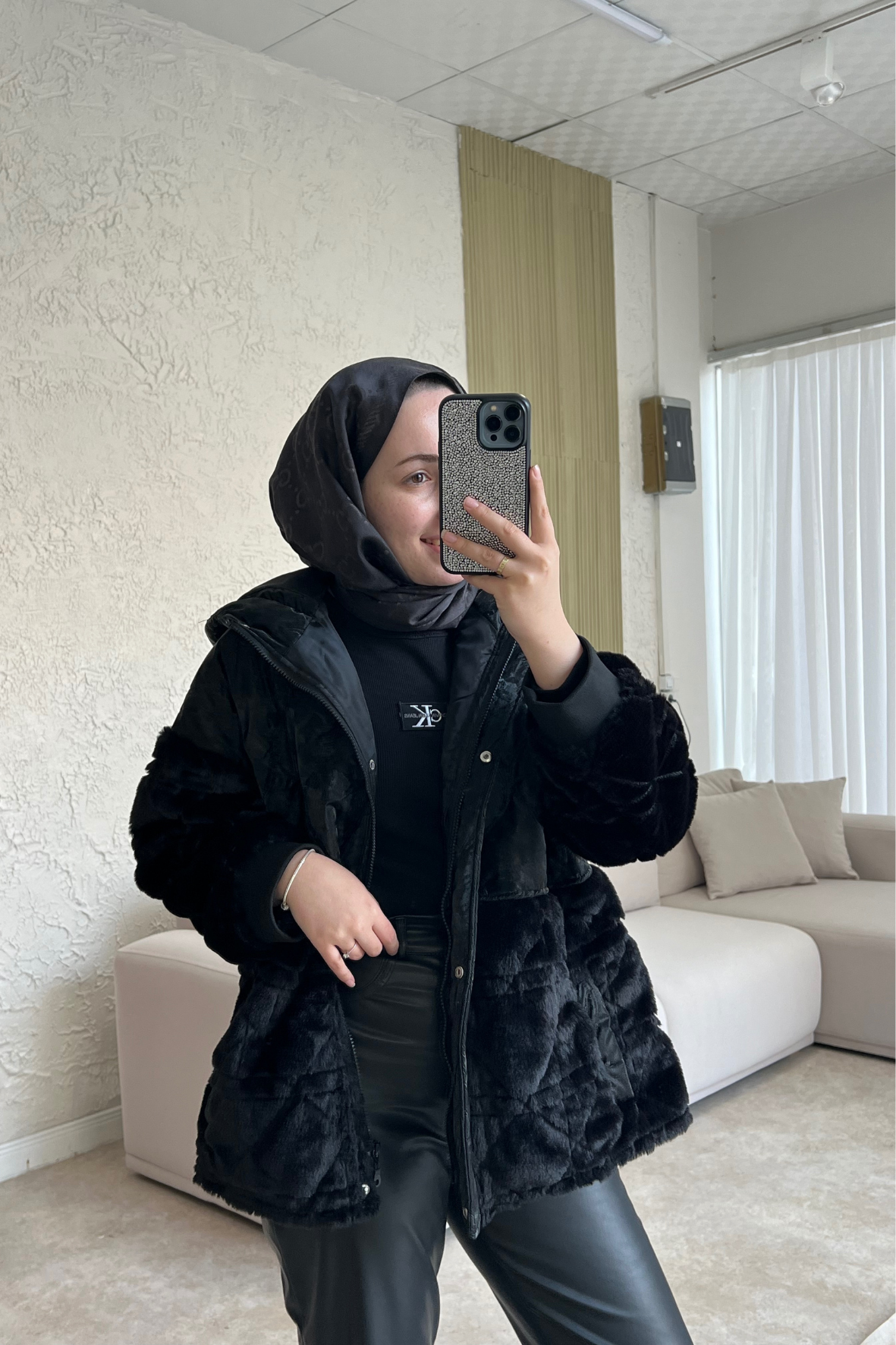 Twist angora mont siyah - vakronline