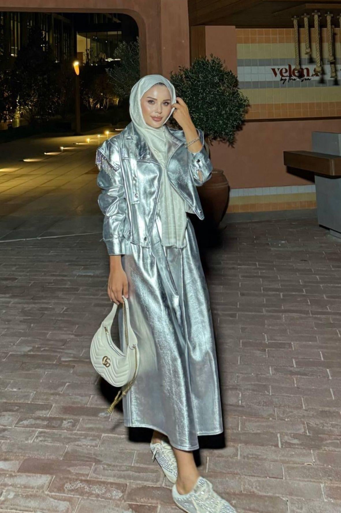 Gri Etekli Takım-6756