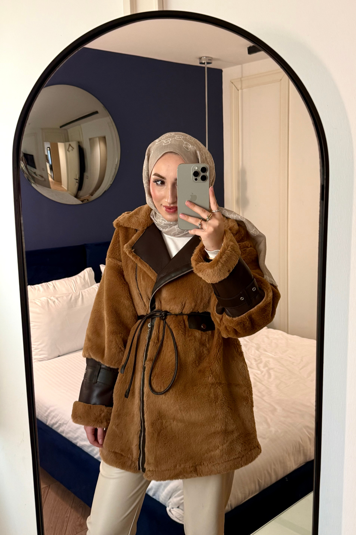 İPKYOL MODEL ANGORA KABAN-CAMEL-4769