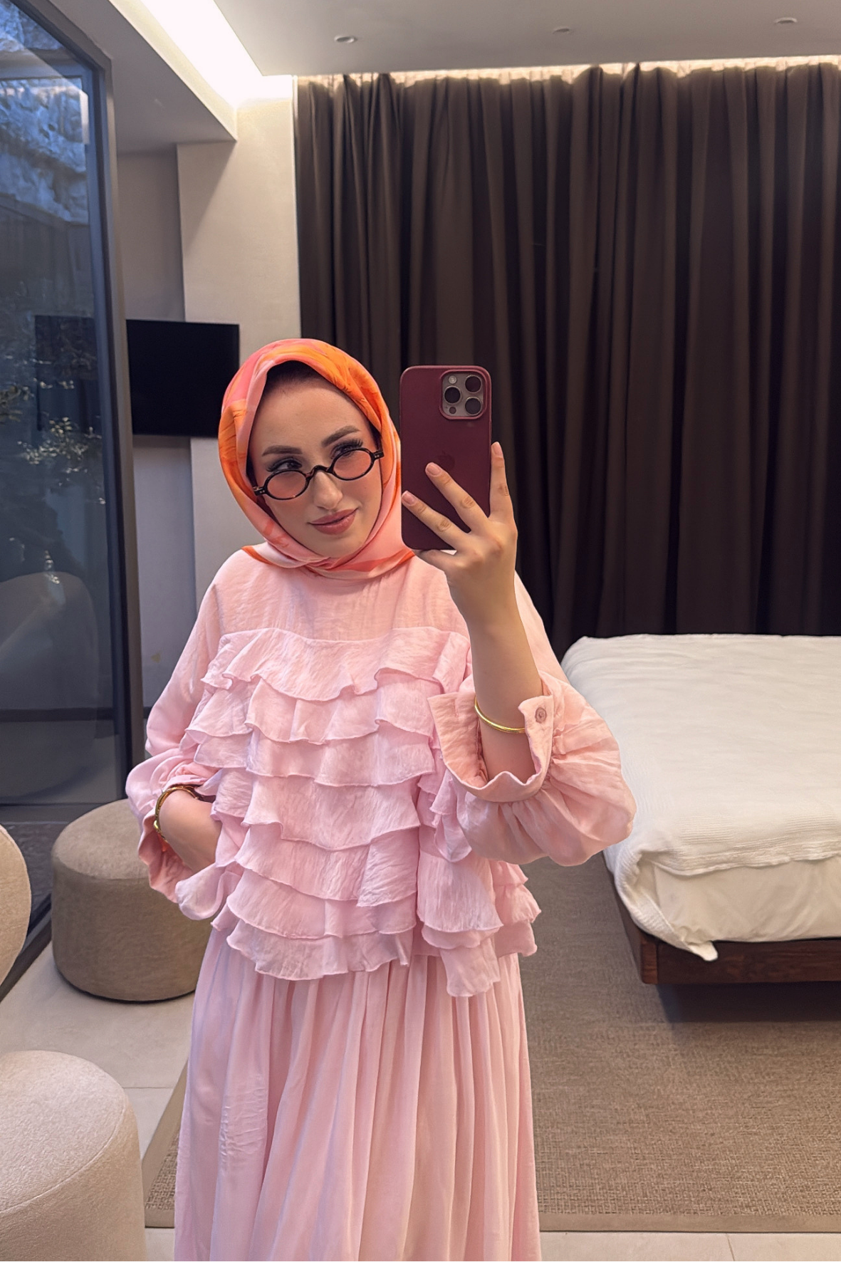 Lily Etekli Takım - Pembe-7896