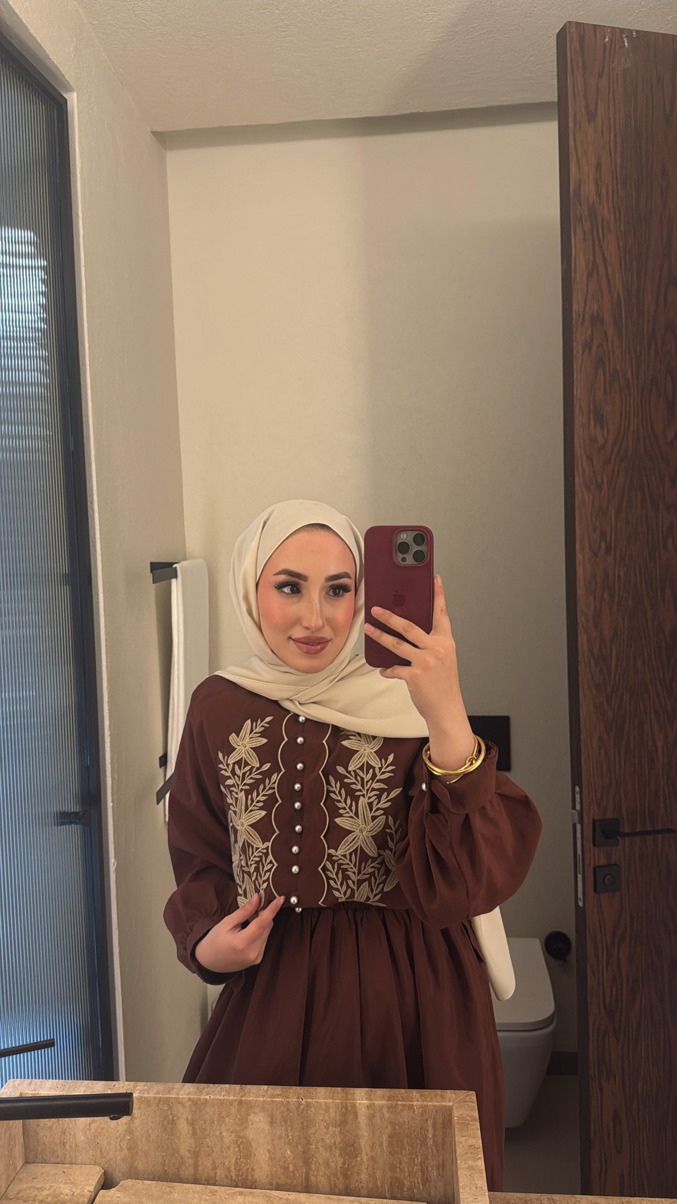 Mary Etekli Takım - Kahve-8596