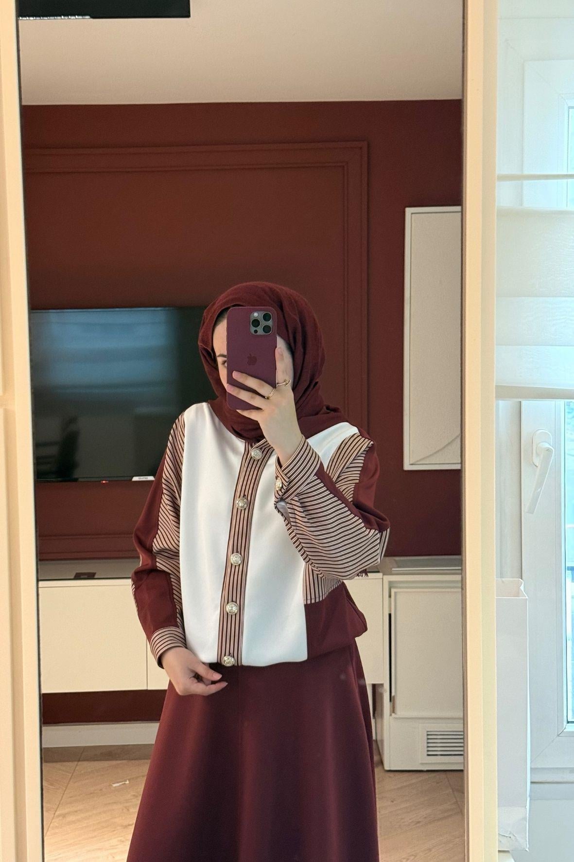 Parla Scuba Takım-Bordo-6045