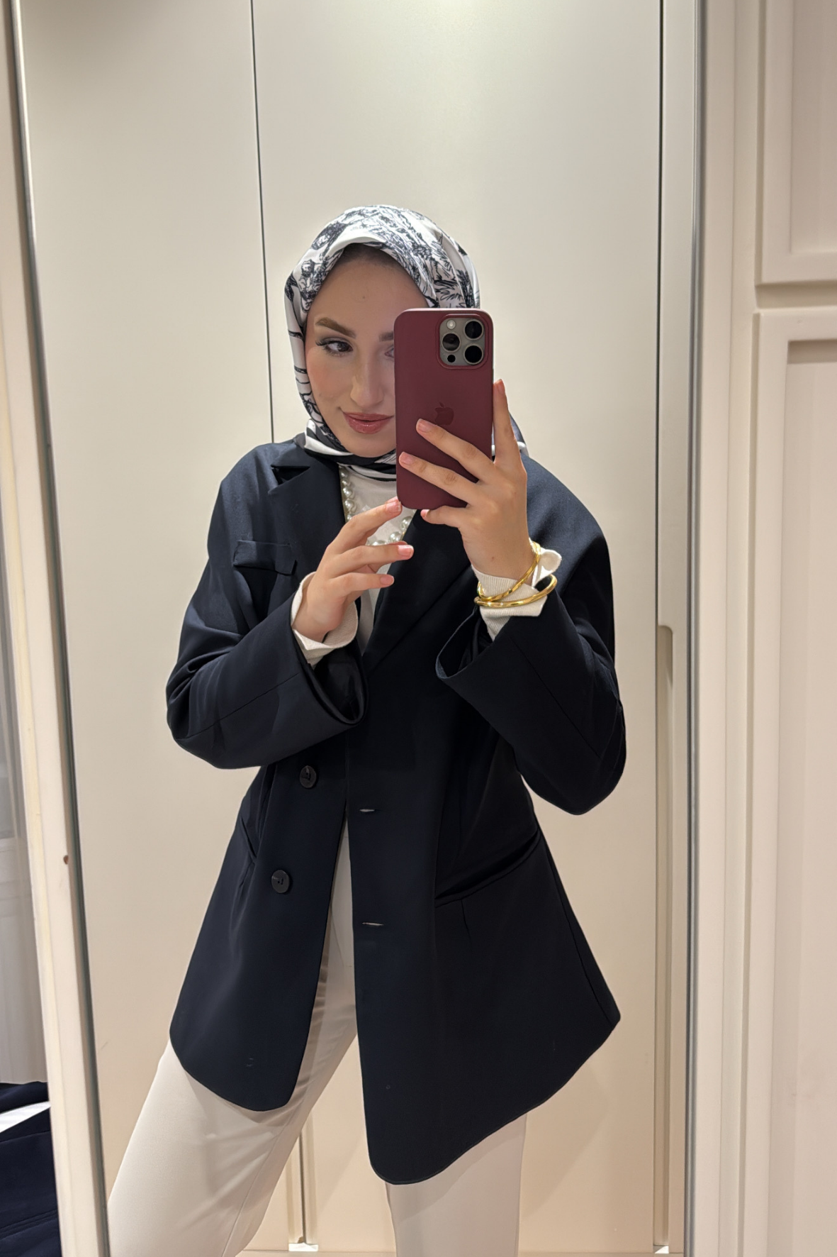 Reyna Viskon Ceket-Lacivert-51204
