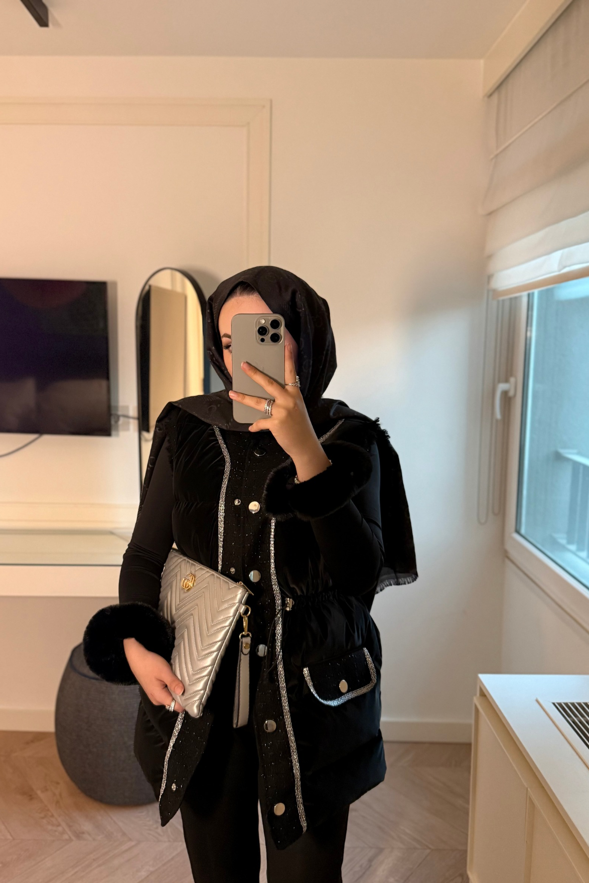 Sindy Premium Tuvit Şişme Yelek-Siyah-N9087