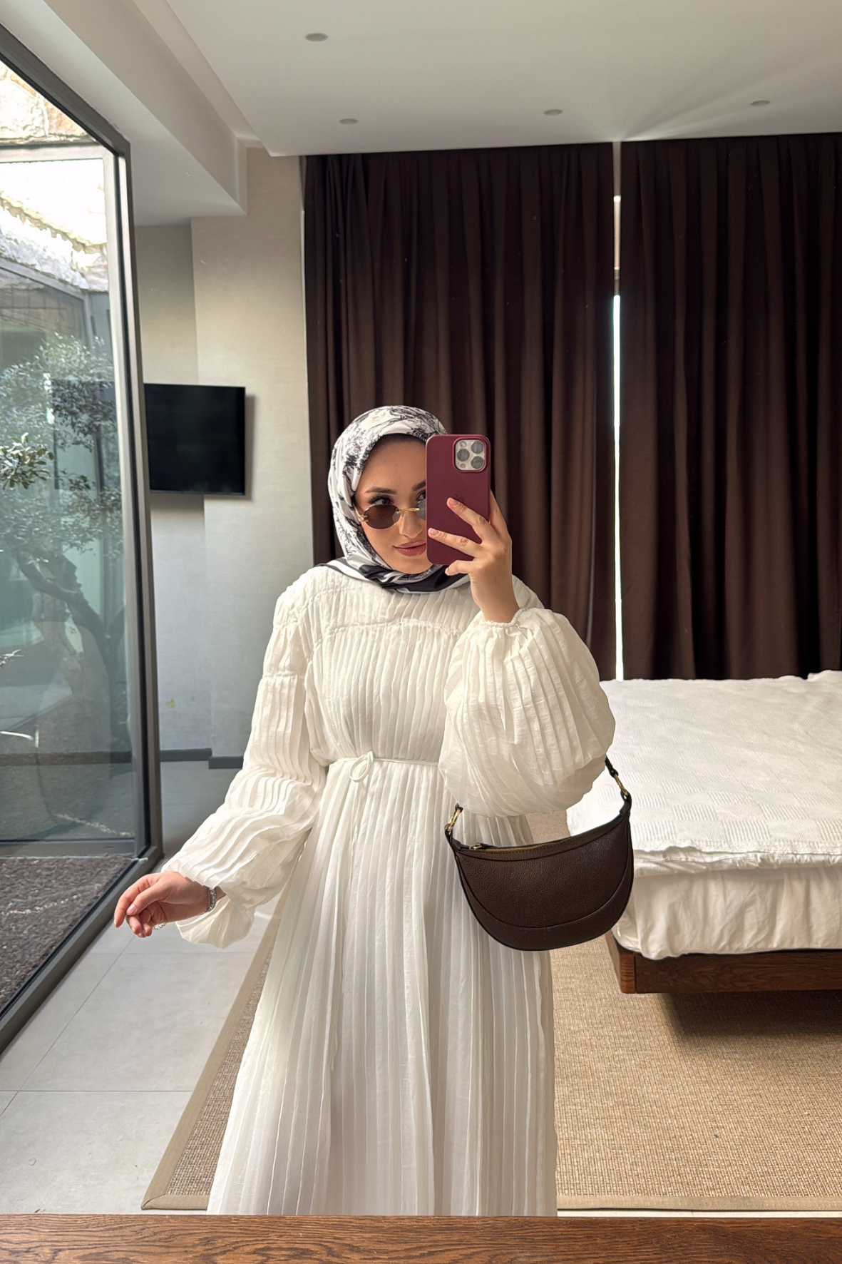 Swiss Elbise - Ekru -7368