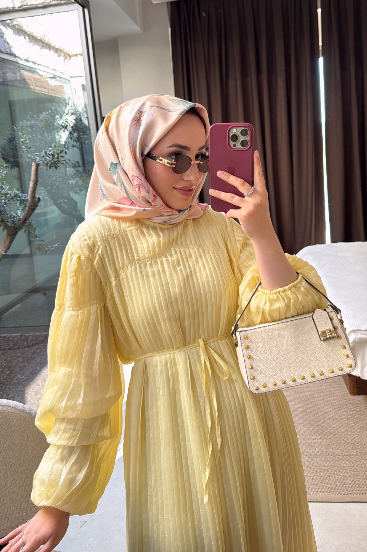 Swiss Elbise - Sarı -7368