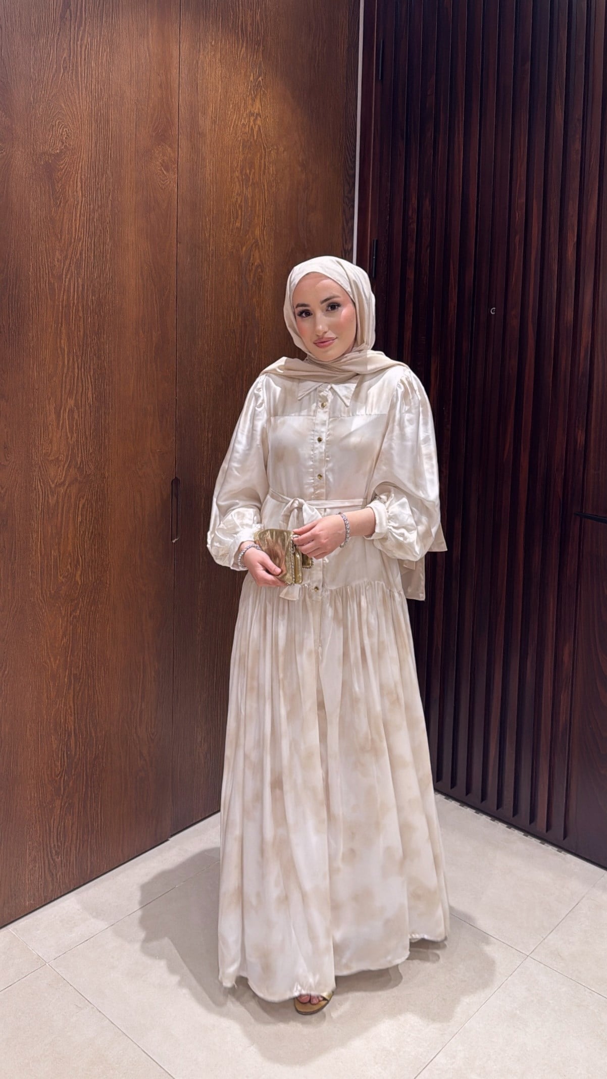 Zeta Elbise - Bej-6179