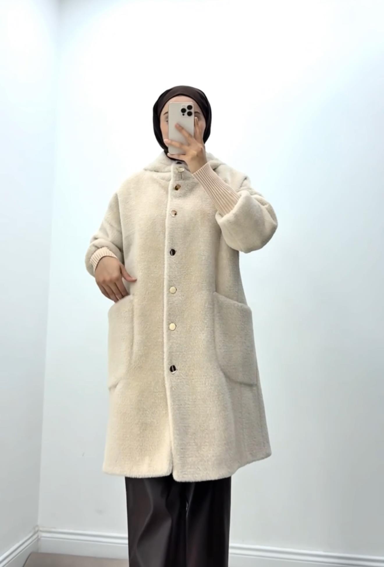 Premium Angora Kaban-Bej
