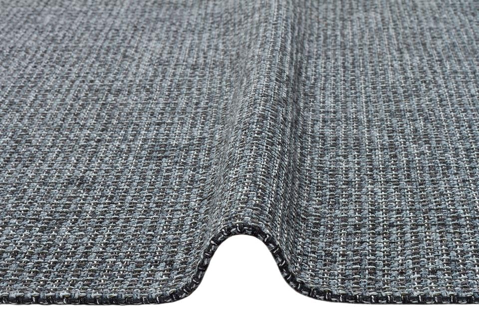 Hasır Görünümlü Kaymaz Renkli Dokuma Modern Kilim