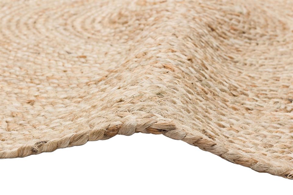El Dokuma Naturel Jüt Hasır Halı 
