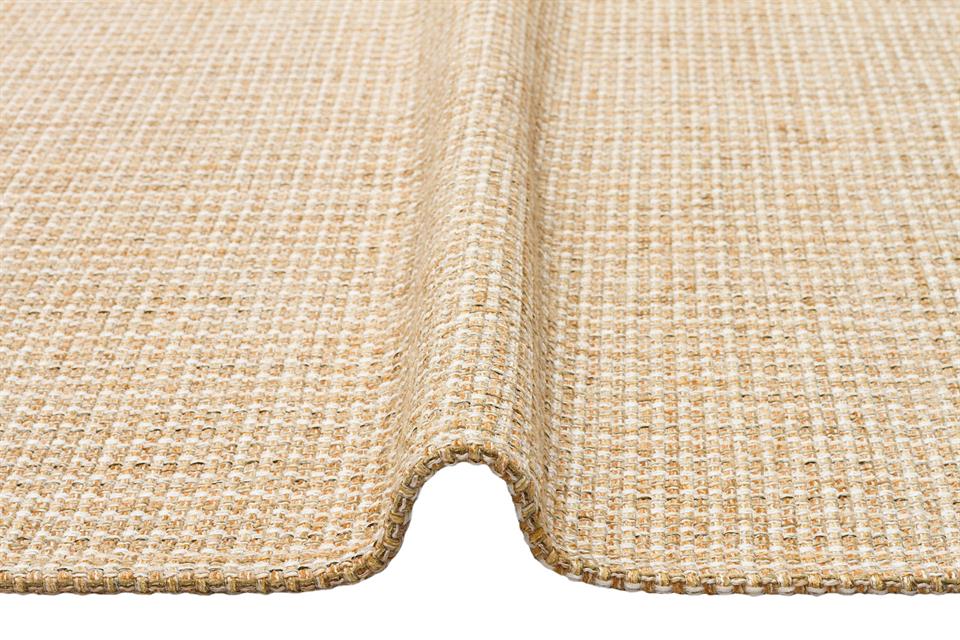 Hasır Görünümlü Kaymaz Renkli Dokuma Modern Kilim