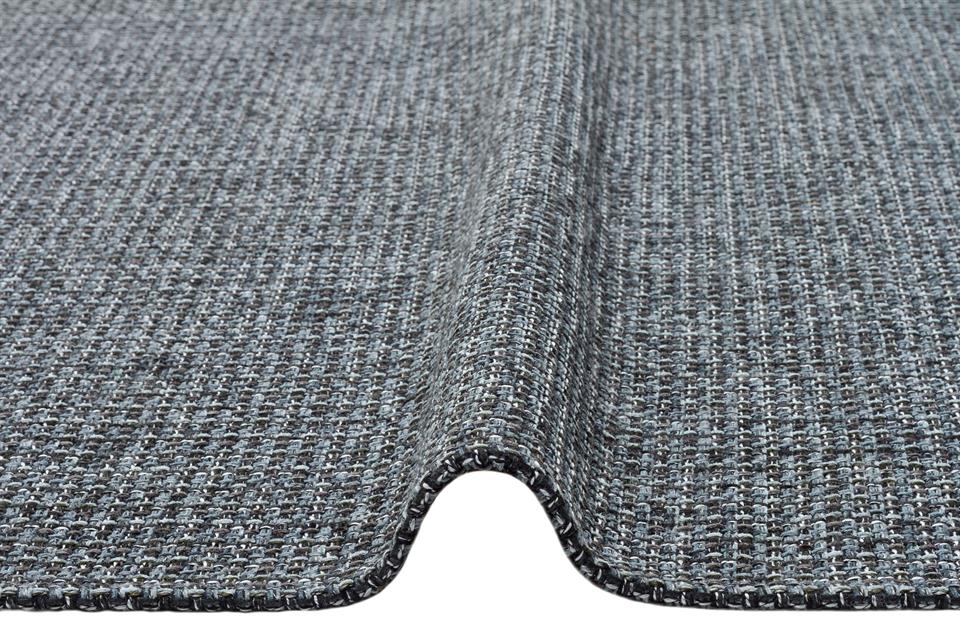 Hasır Görünümlü Kaymaz Renkli Dokuma Modern Kilim