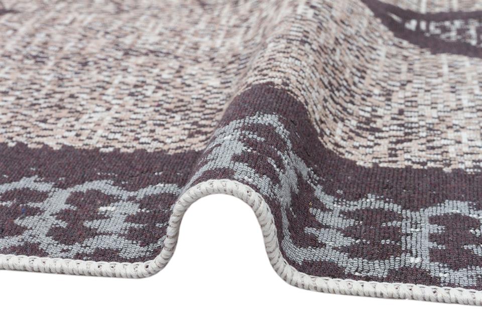 Yıkanabilir Çift Taraflı Modern Desenli Dokuma Kilim