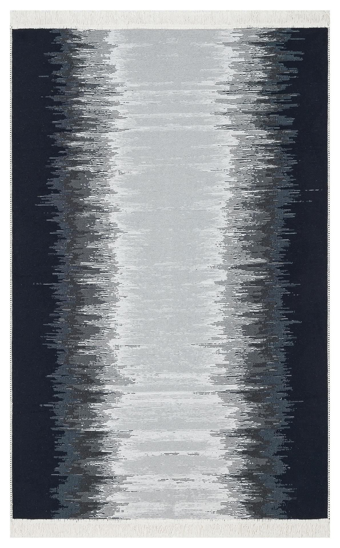 Yıkanabilir Çift Taraflı Modern Desenli Dokuma Kilim