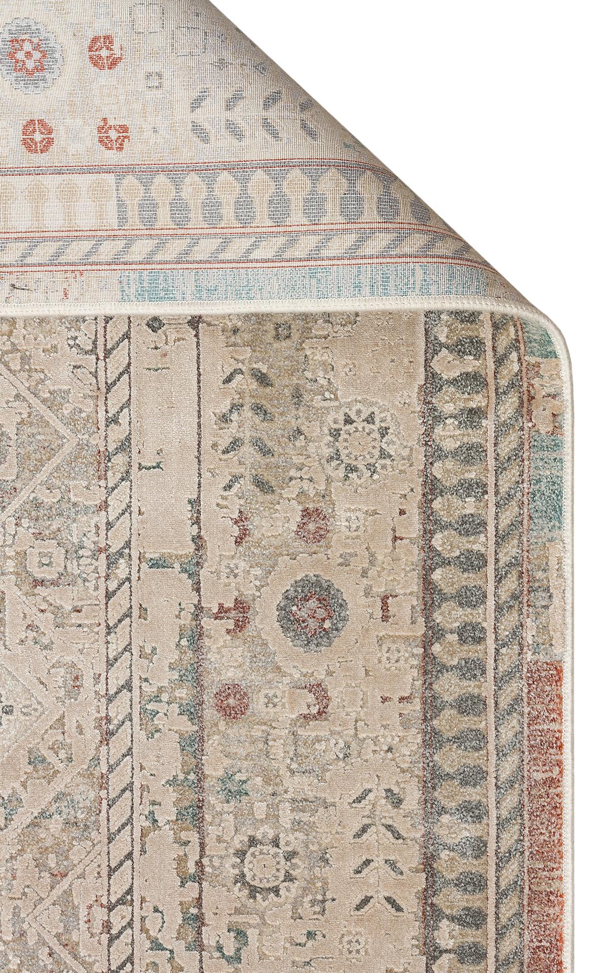 Yumuşak Dokulu Vintage Esintilere Sahip Over-dyed Sık Dokuma Salon Halısı