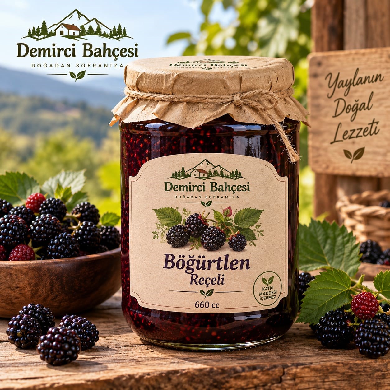 Böğürtlen reçeli 