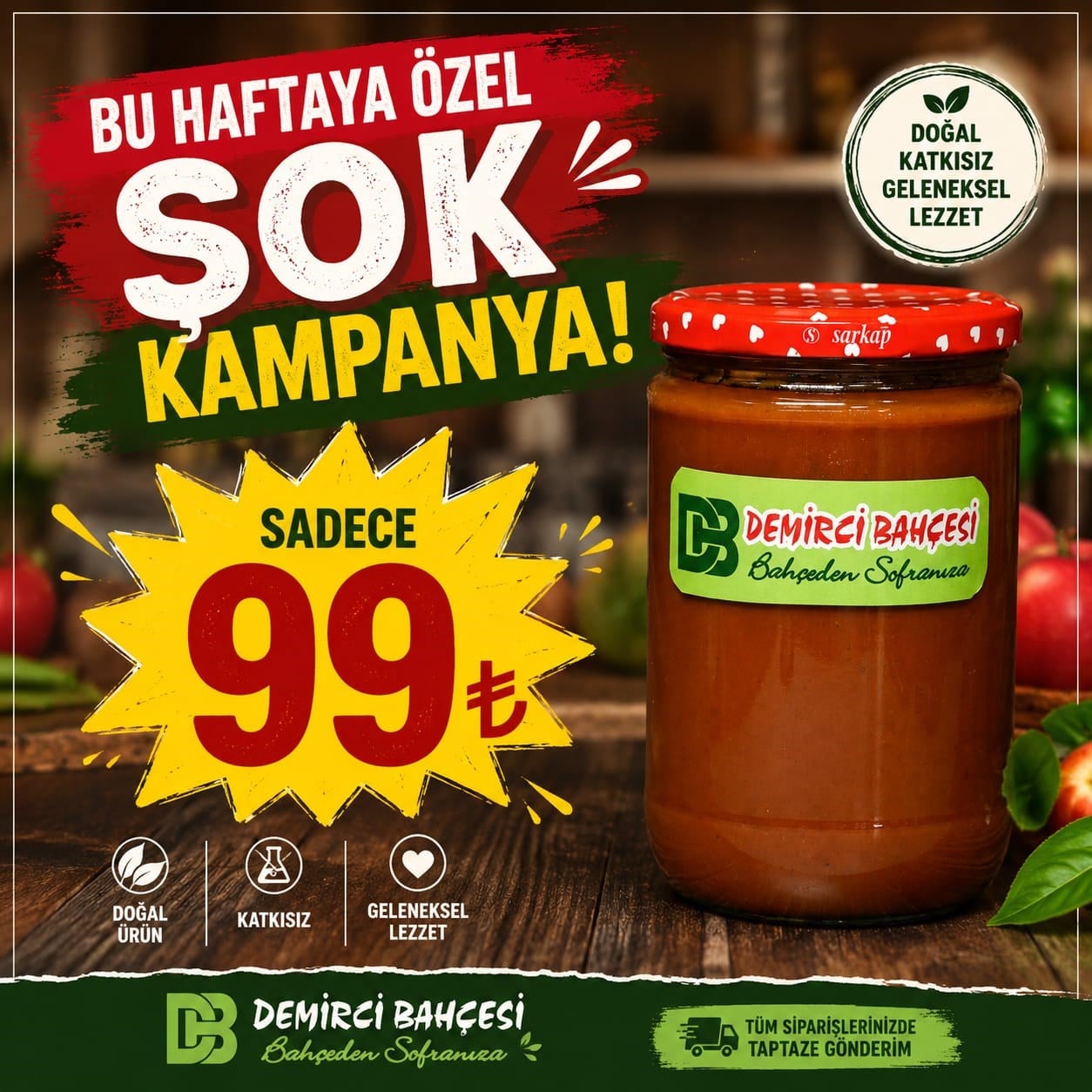 KUŞBURNU MARMELATI 660 CC