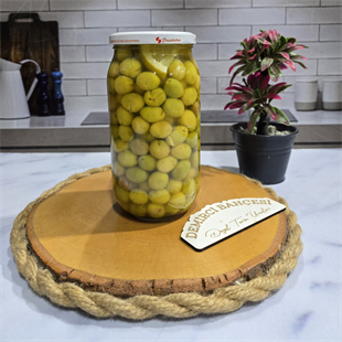 yeşil zeytin ( cam şişe )