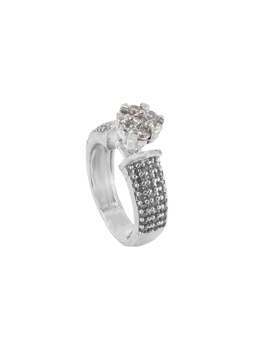 Çiçek Tek Taş Yüzük