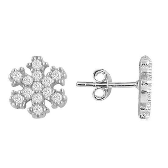 Mini Kar Tanesi Küpe