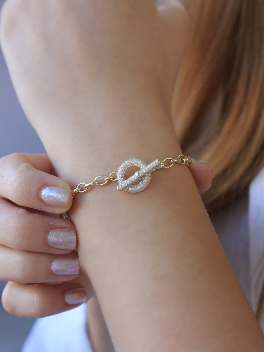 Oval Zincir Bileklik