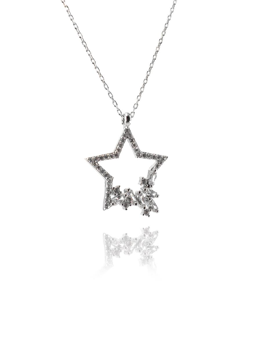 Taşlı Yıldız Kolye