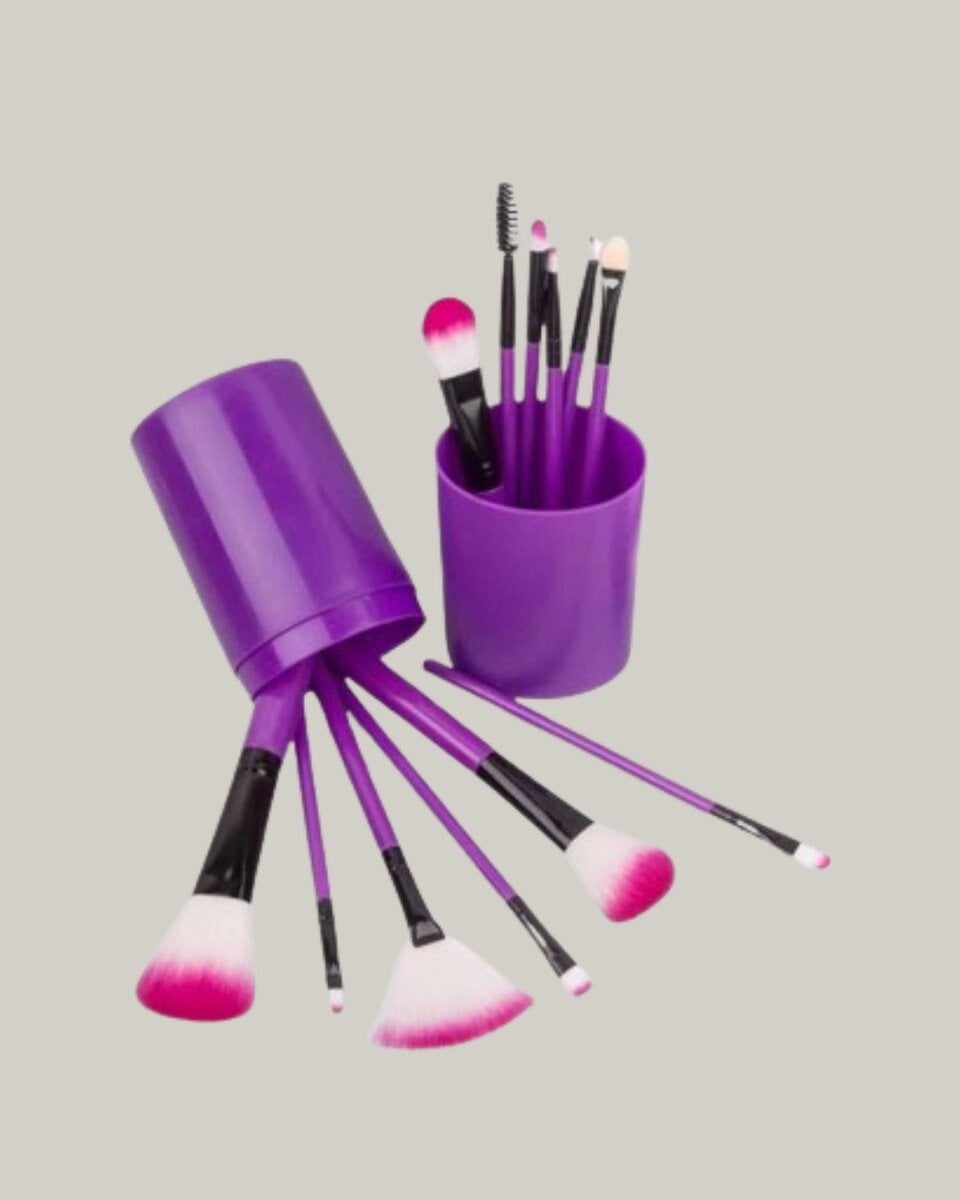 12’li Profesyonel Makyaj Fırça Seti Ultra Yumuşak Sentetik Kıllı